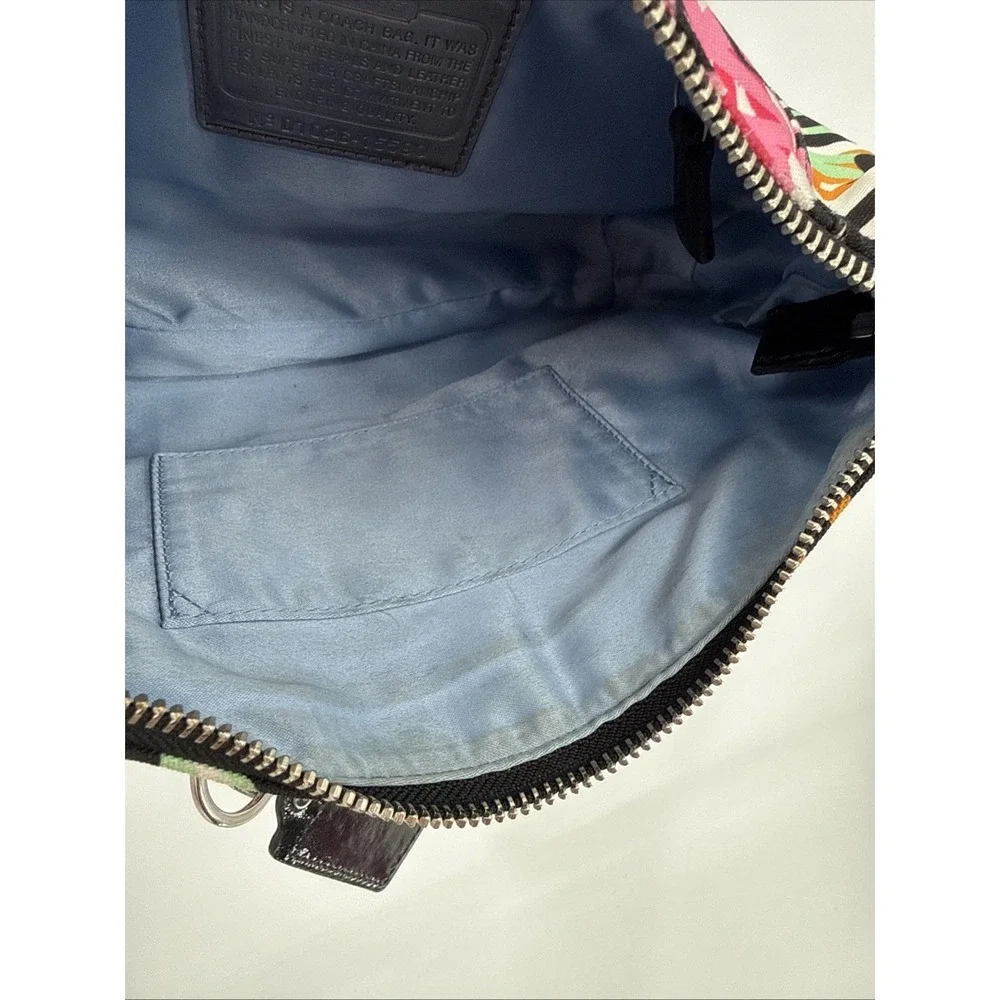 Coach Poppy Graffiti Blossom Crossbody Handbag Size Small Y2K Colorful - Picture 9 of 15